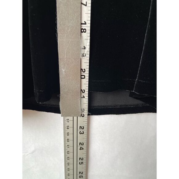 Eileen Fisher Silk Blend Velvet Sleeveless Scoop Neck Tank Top Size L black - Picture 6 of 8